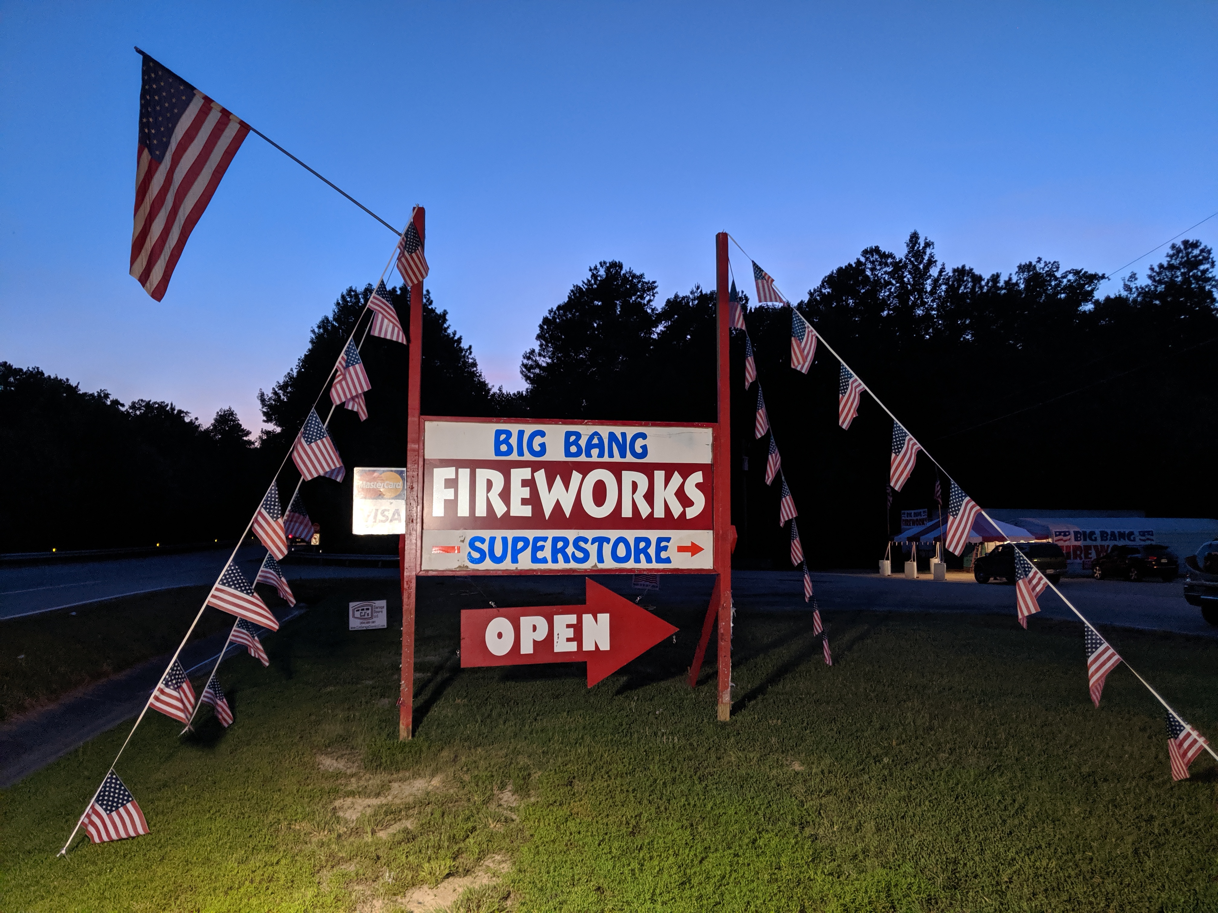 store sign